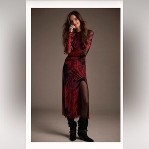 NWT Elegant Red and Black Women's Dress